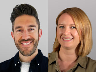 Laura Pereira and Chris Aukett